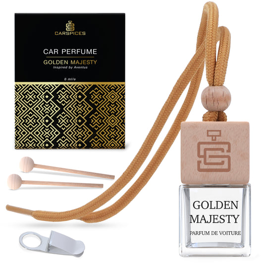 Golden Majesty Luxury Car Air Freshener Inspired by Aventus