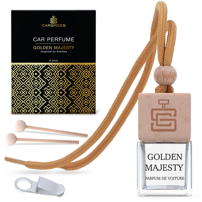 Golden Majesty Luxury Car Air Freshener Inspired by Aventus