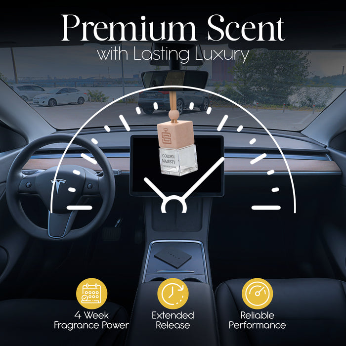 Golden Majesty Luxury Car Air Freshener Inspired by Aventus