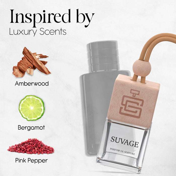 Suvage Car Fragrance Diffuser - Luxury Car Air Freshener